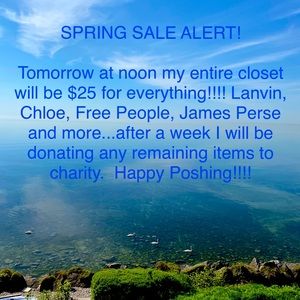 Spring Closet Clearout!!!